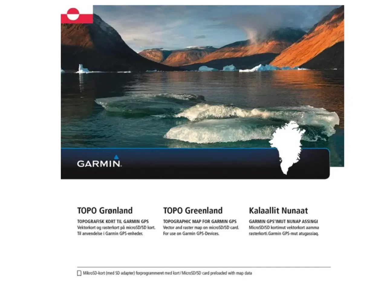 Billede 1 - Topografisk kort Grønland 