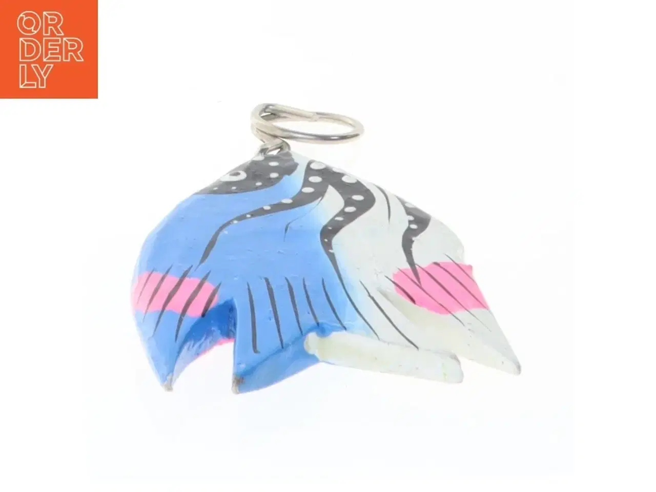 Billede 2 - Nøglering med fiskeform (str. 14 x 6 cm)