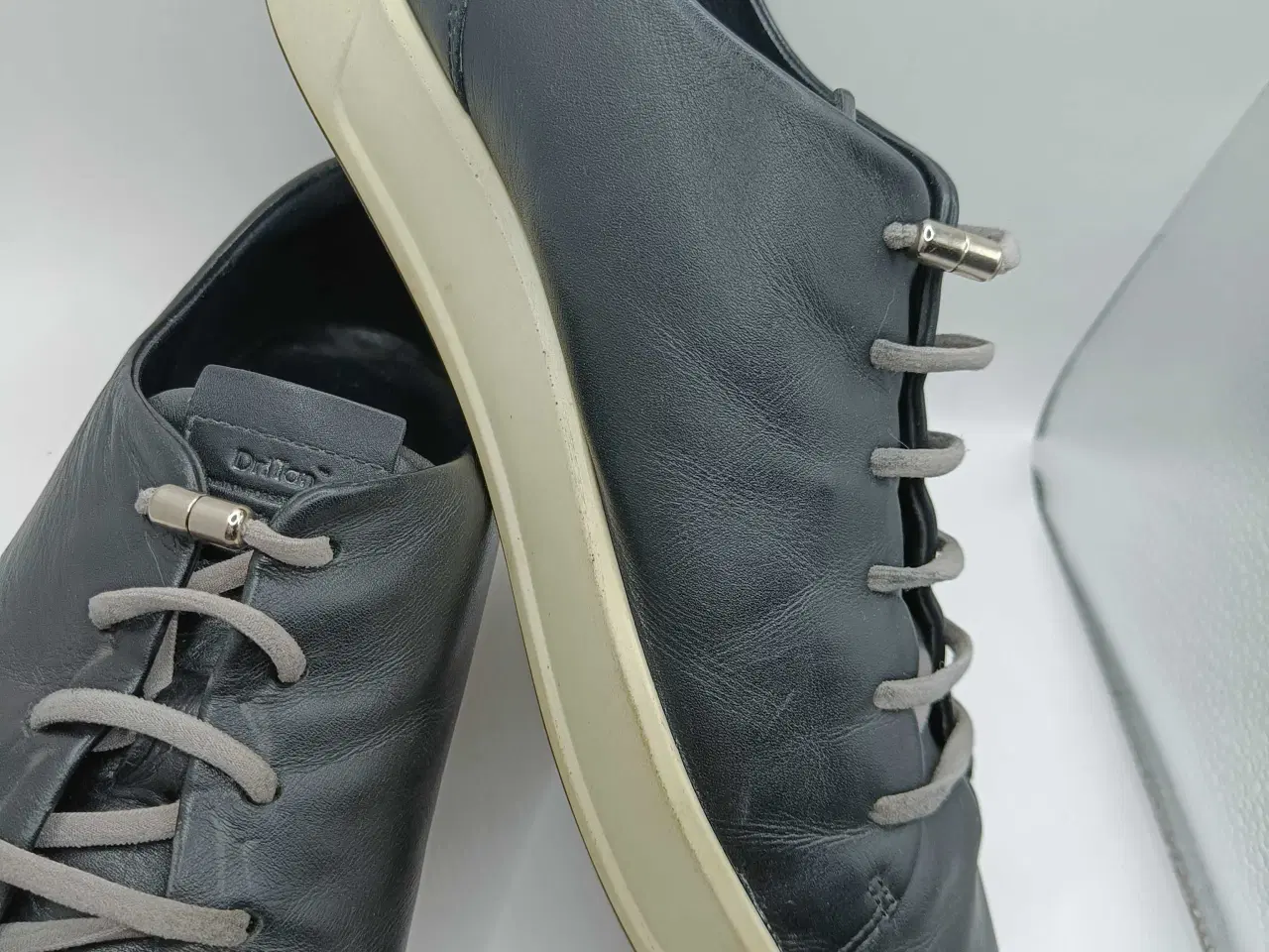 Billede 8 - Ecco sort læder sko 45str 