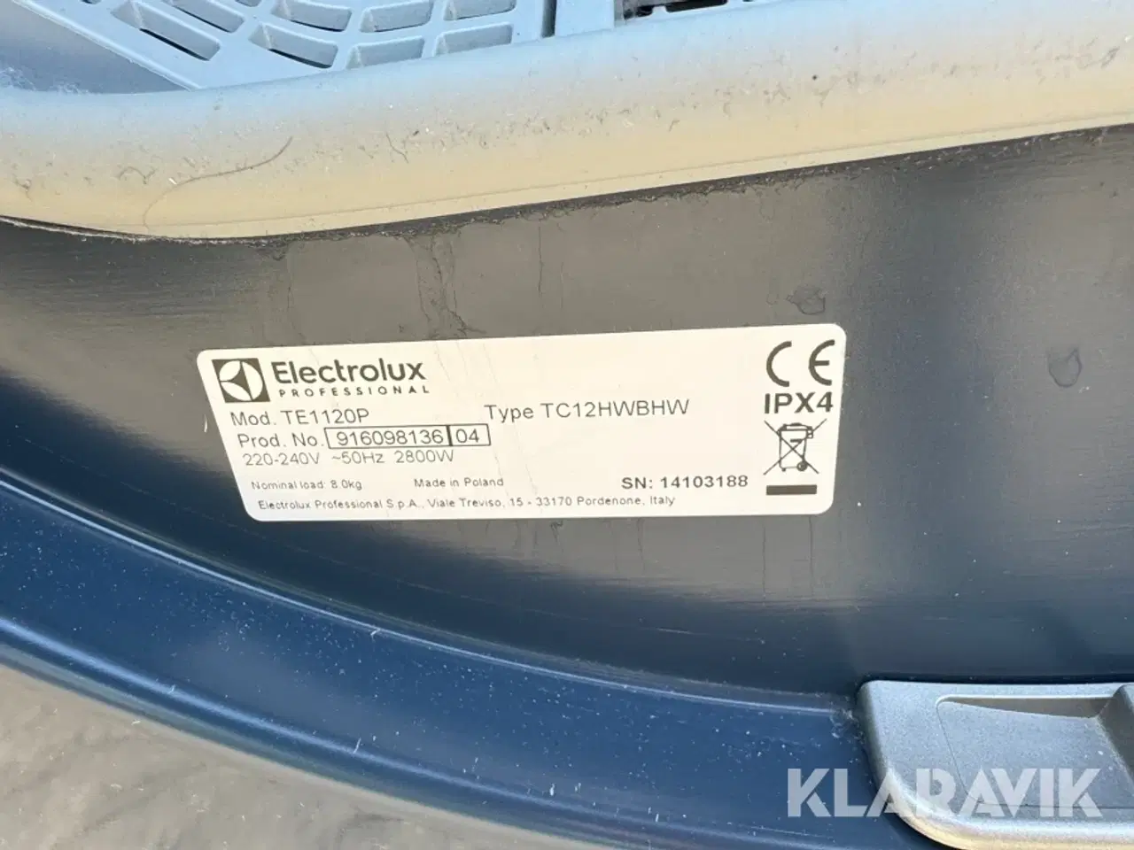 Billede 11 - Industri Tørretumbler Electrolux TE1120P