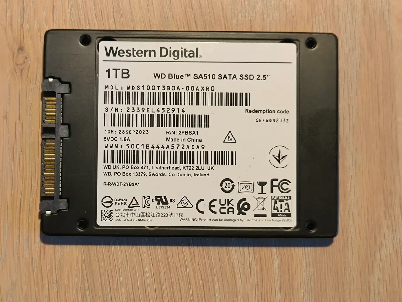 Billede 2 - WD Blue SA510