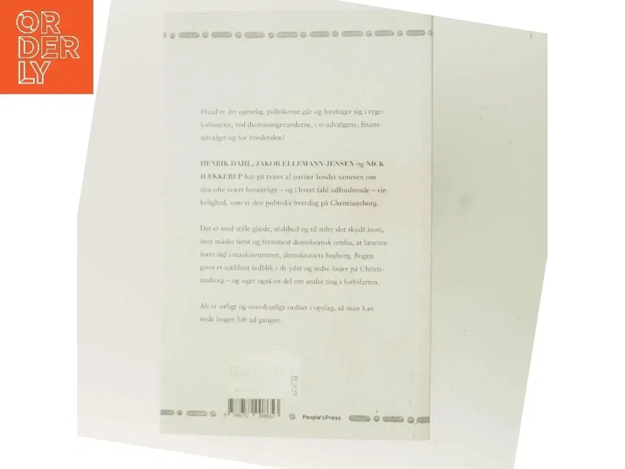 Billede 3 - Sandheden kort : Christiansborg fra A til Å af Henrik Dahl (f. 1960-02-20) (Bog)