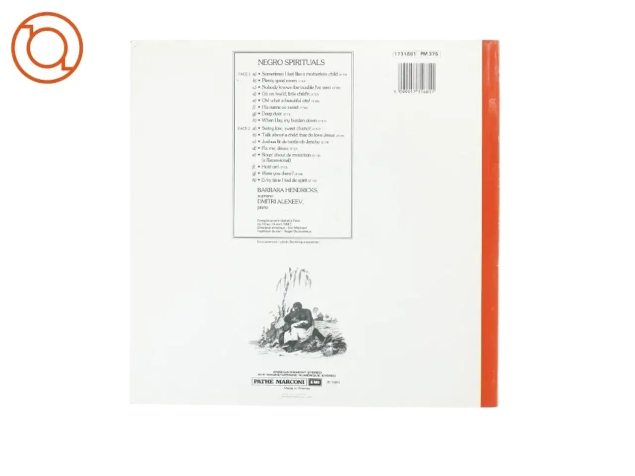 Billede 2 - Barbara Hendricks negrospirituals (str. 30 cm)