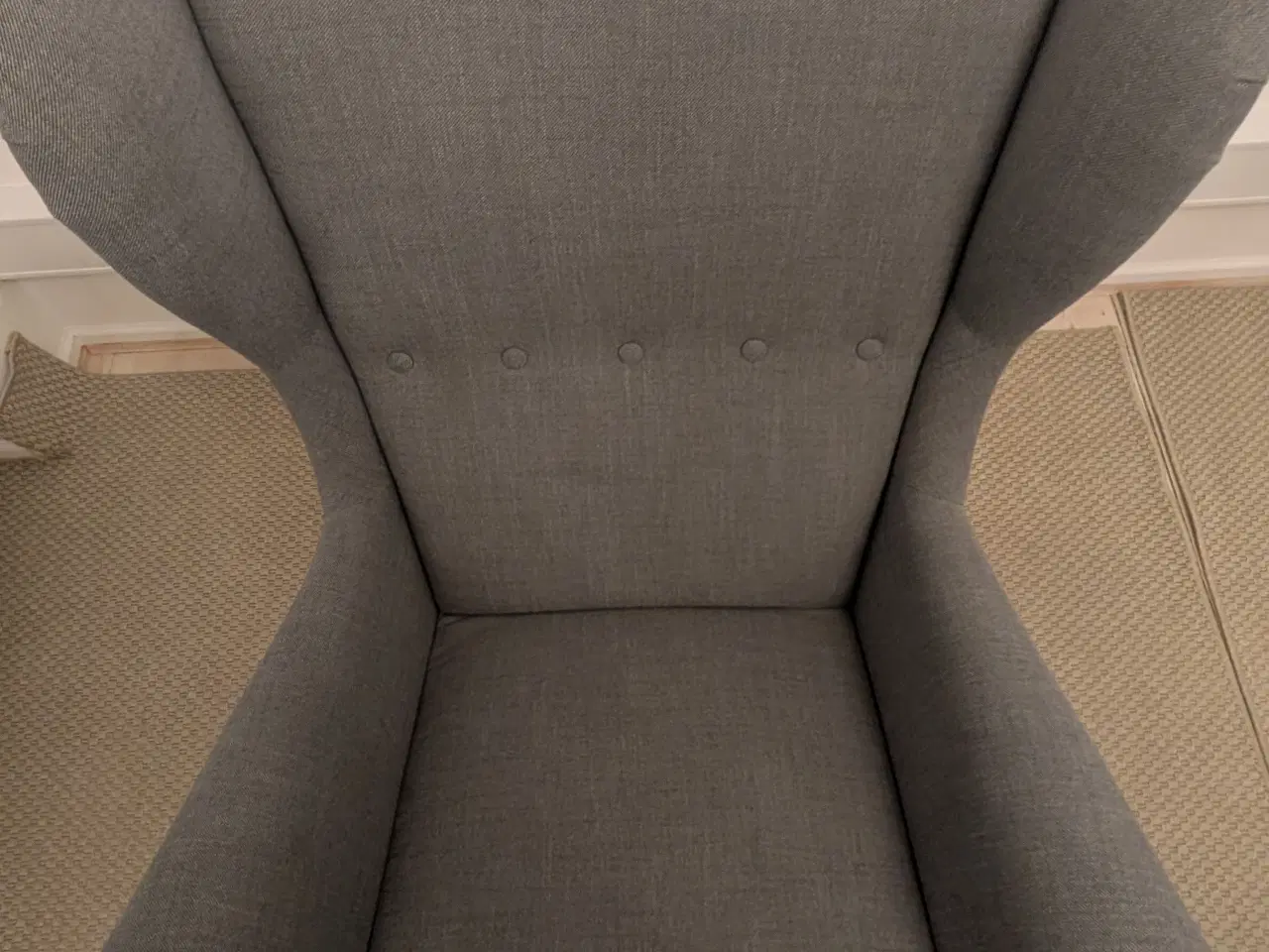 Billede 4 - Klassisk STRANDMON øreklapstol – Nordvalla mørkegr