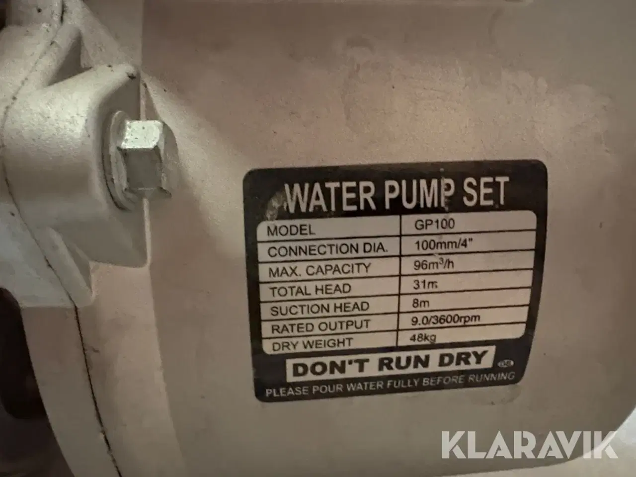 Billede 10 - Pumpe med slanger WP100