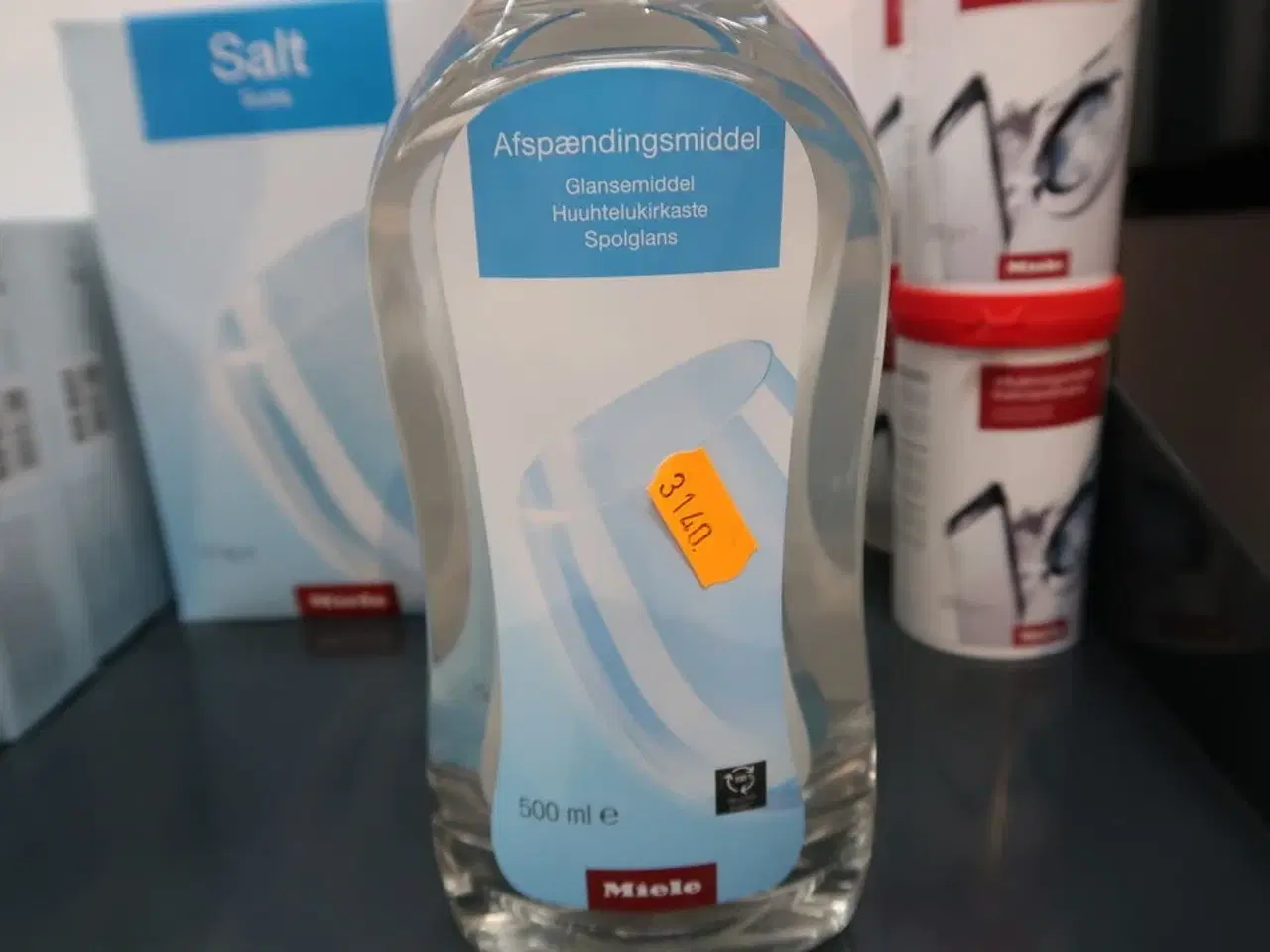 Billede 2 - 6 stk. afspædingsmiddel samt 2 stk. salt MIELE