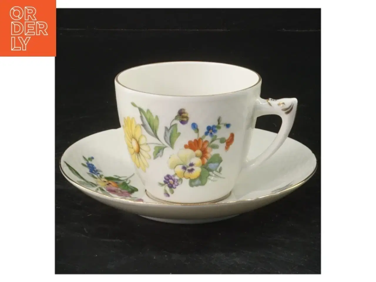 Billede 1 - B&G Saksisk Blomst kaffekop 102 (str. 6x9,5&ø13,5 cm)