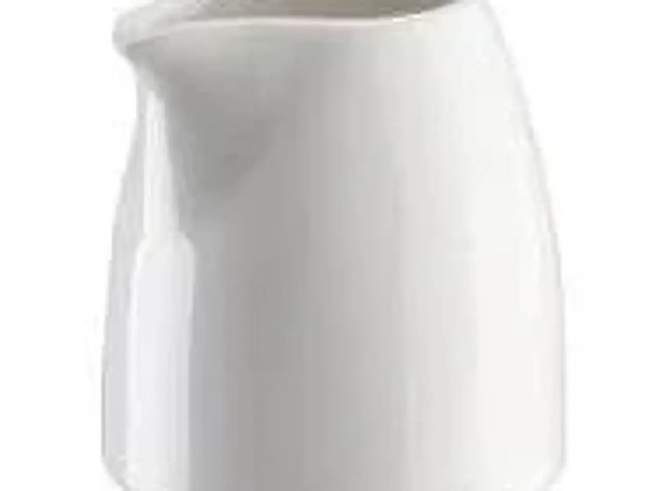 Billede 1 - 72 stk. Flødekande EHG hvid 20 cl porcelæn uden hank