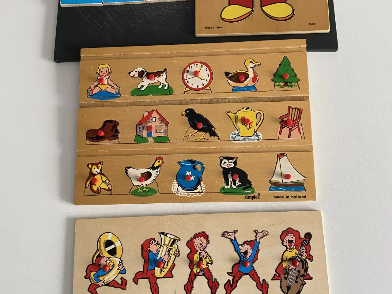 Billede 1 - Træ puslespil til børn