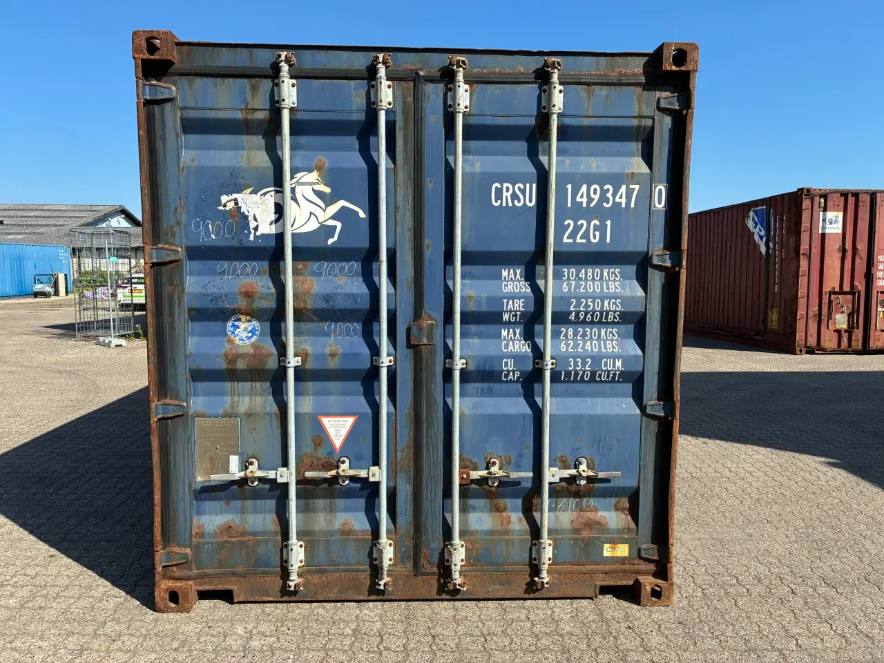 Billede 1 - 20 fods Container- ID: CRSU149347-0