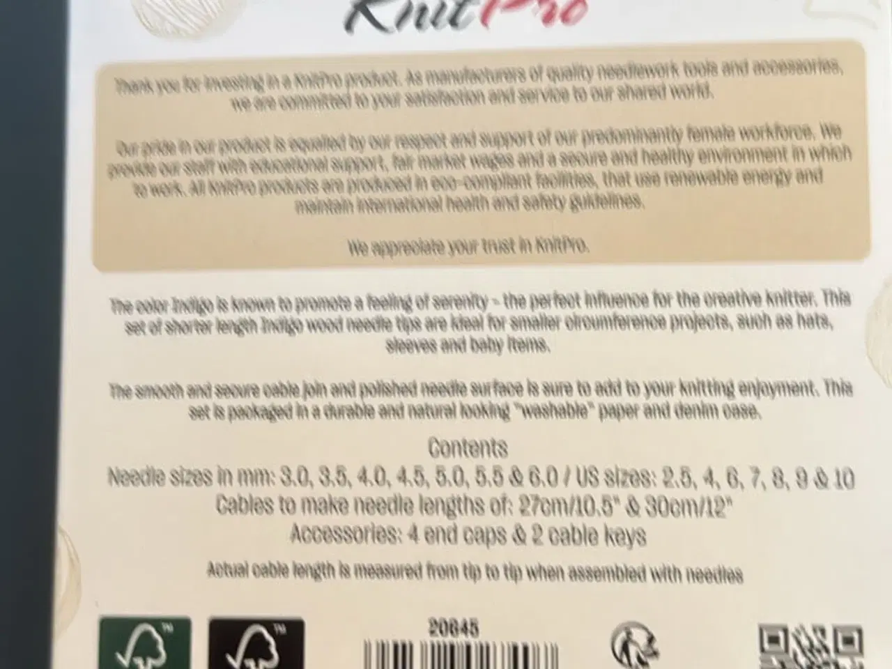 Billede 3 - Mini strikkepinde Knit pro