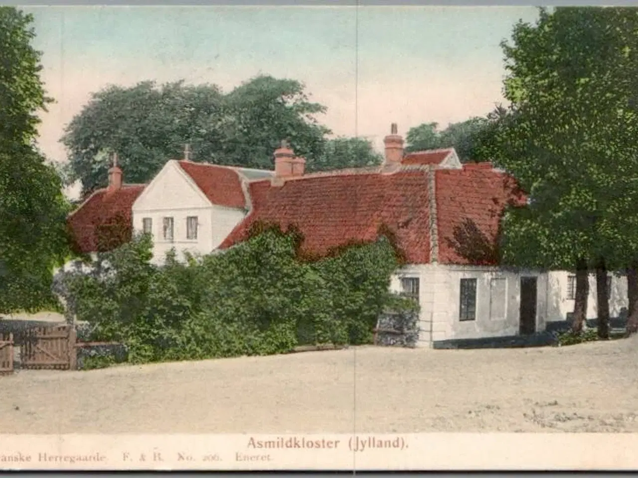 Billede 1 - Asmildkloster (Jylland) - Danske Herregaarde - F&B 200 - Postkort - Ubrugt