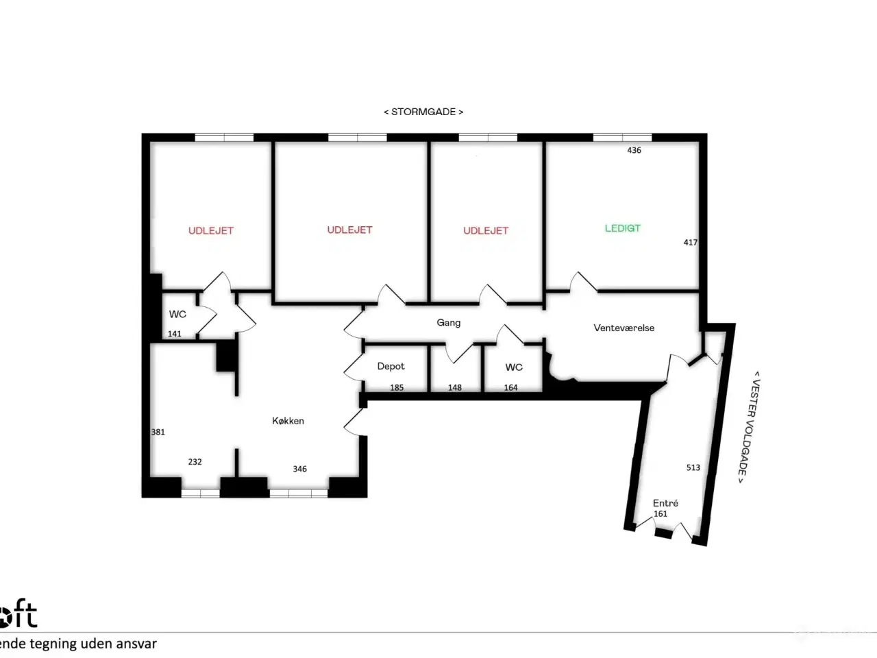 Billede 9 - Kliniklokale til leje i klinikfællesskab – Vester Voldgade 86