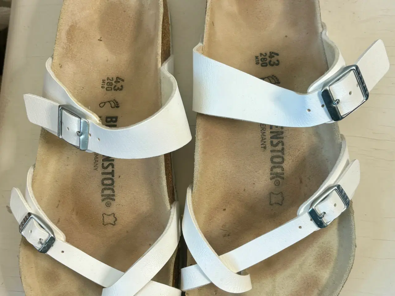 Billede 2 - Birkenstock, Mayari hvide sandaler, str 43