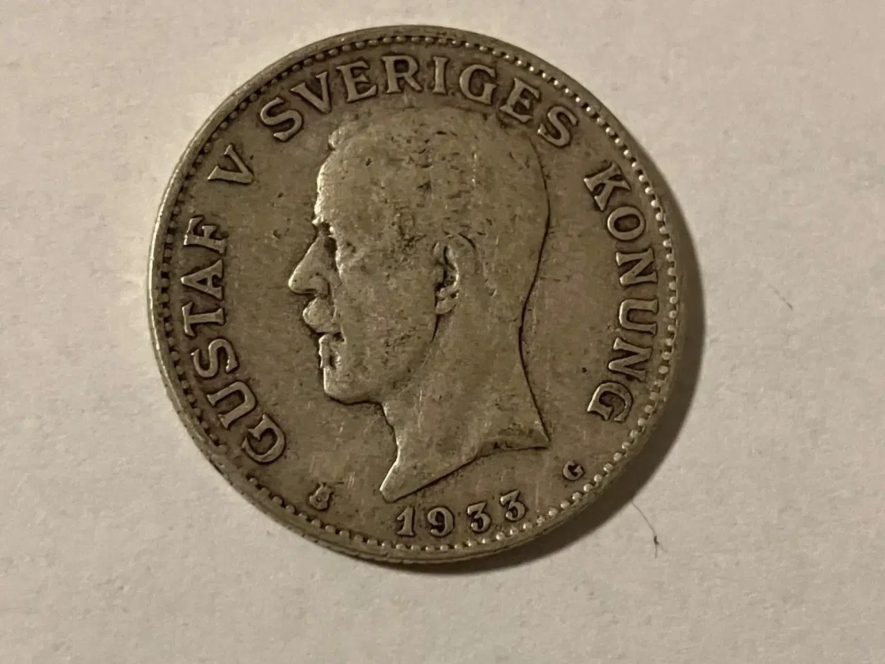 Billede 1 - 1 Krona 1933 Sweden - Silver