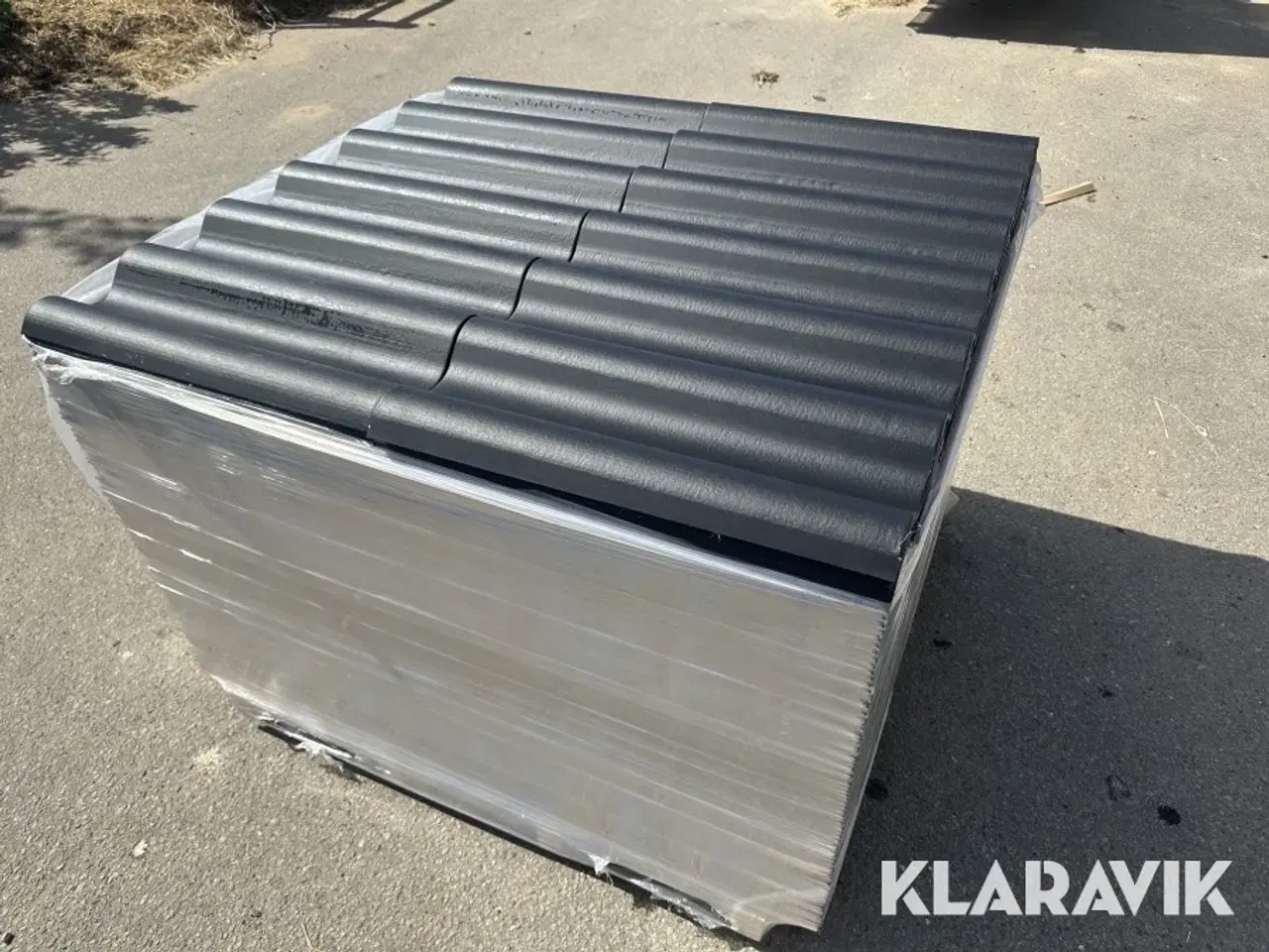 Billede 3 - Bølgeplader Euronit 702 FK sort 150 styk