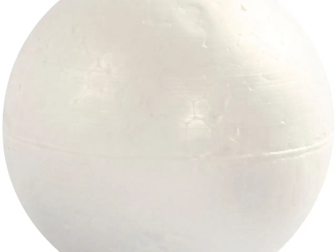 Billede 1 - Kugle, diam. 10 cm, hvid, 5 stk./ 1 pk.