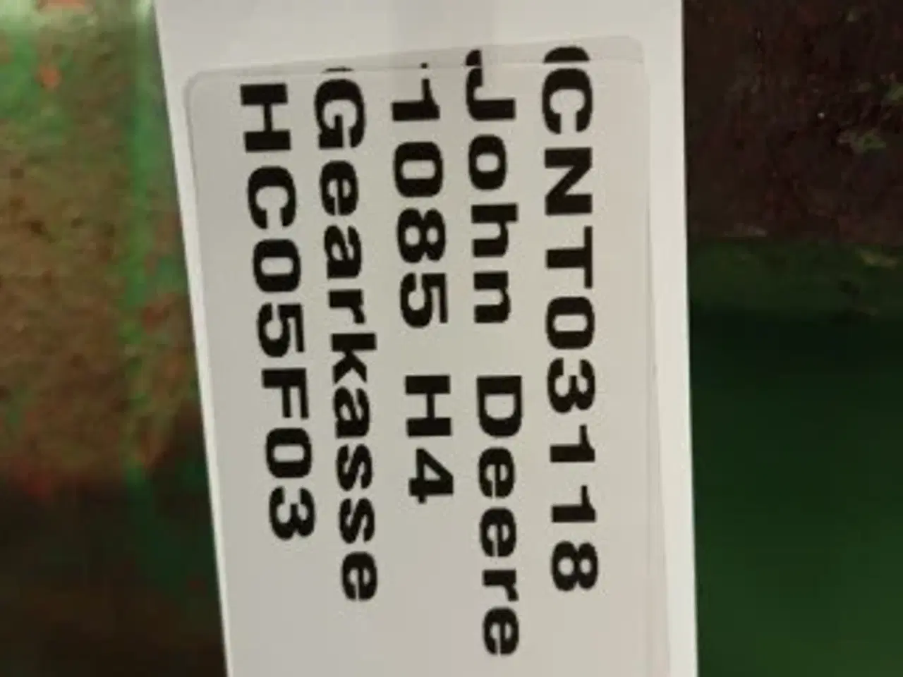 Billede 4 - John Deere 1085/H4 Gearkasse