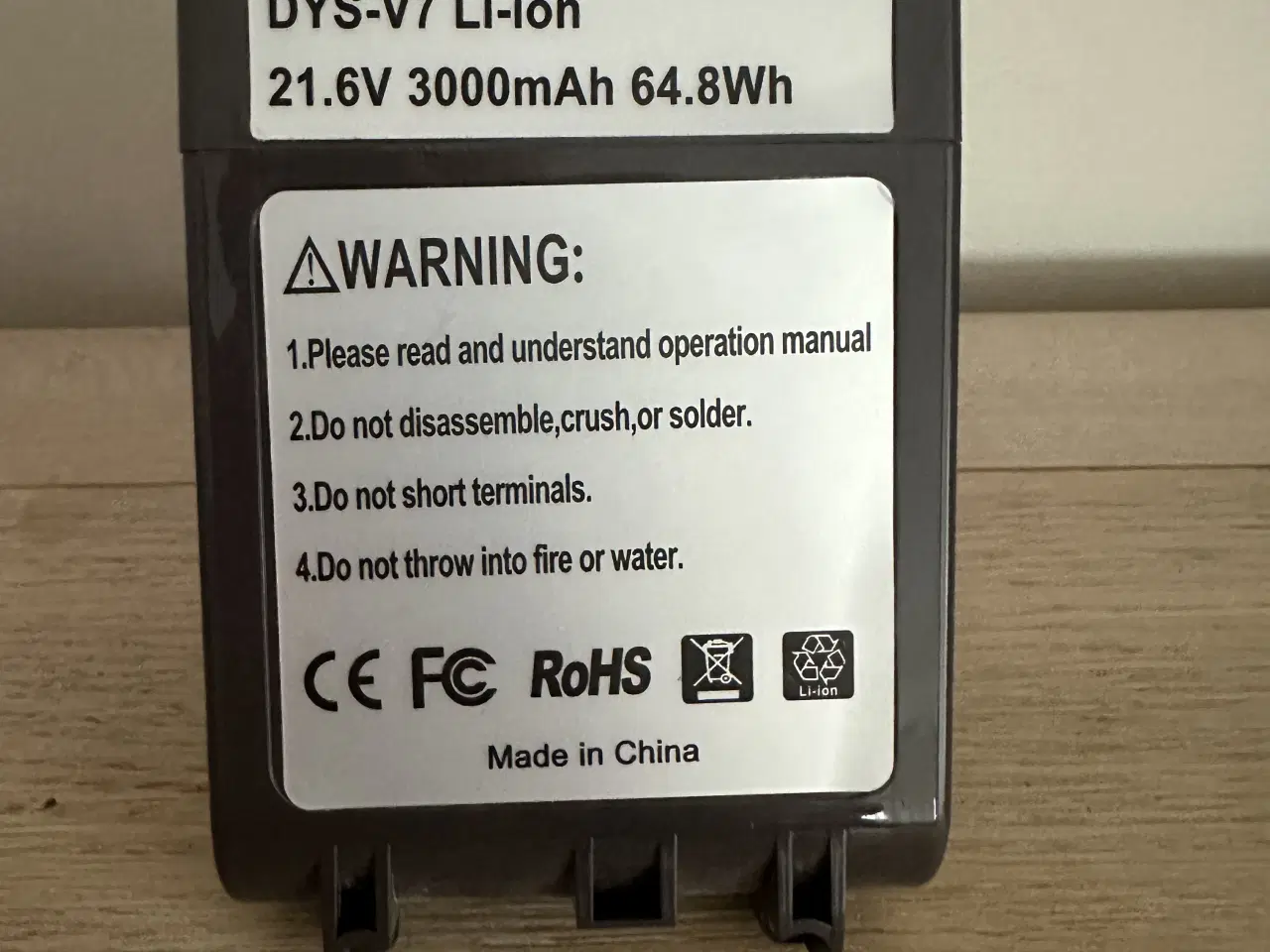 Billede 2 - Dyson V7 batteri