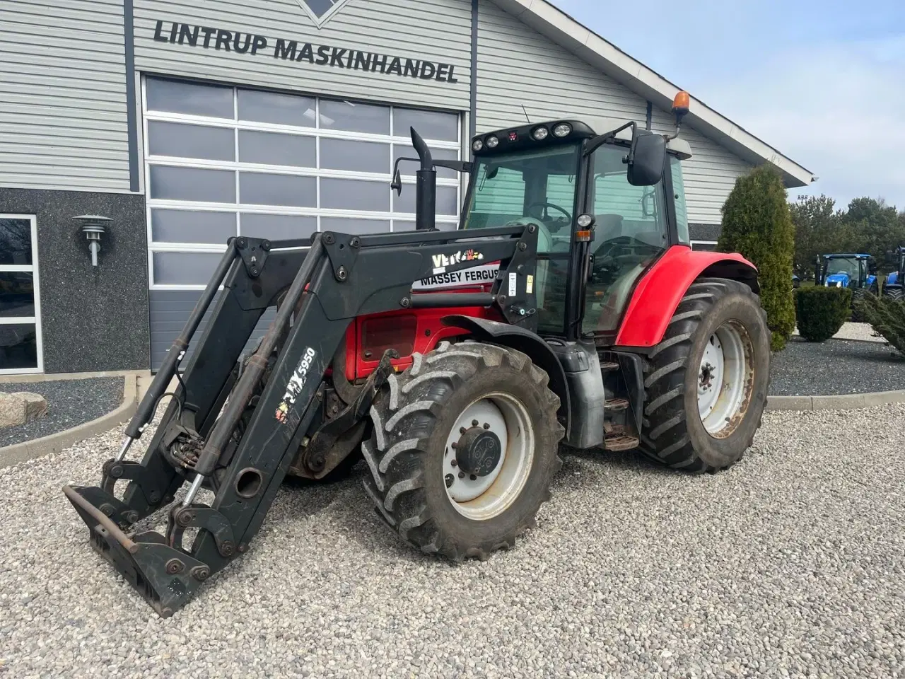 Billede 2 - Massey Ferguson 6480 Dyna 4 Med frontlift og frontlæsser