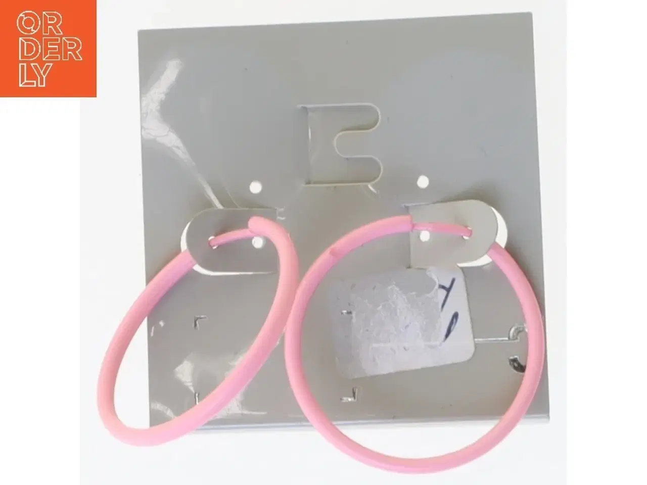 Billede 1 - Rosa øreringe (str. Ø 3 cm)