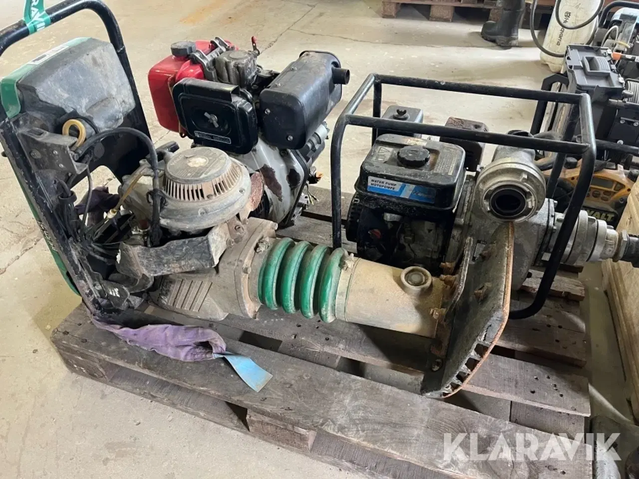 Billede 1 - Loppe, pumpe og motor