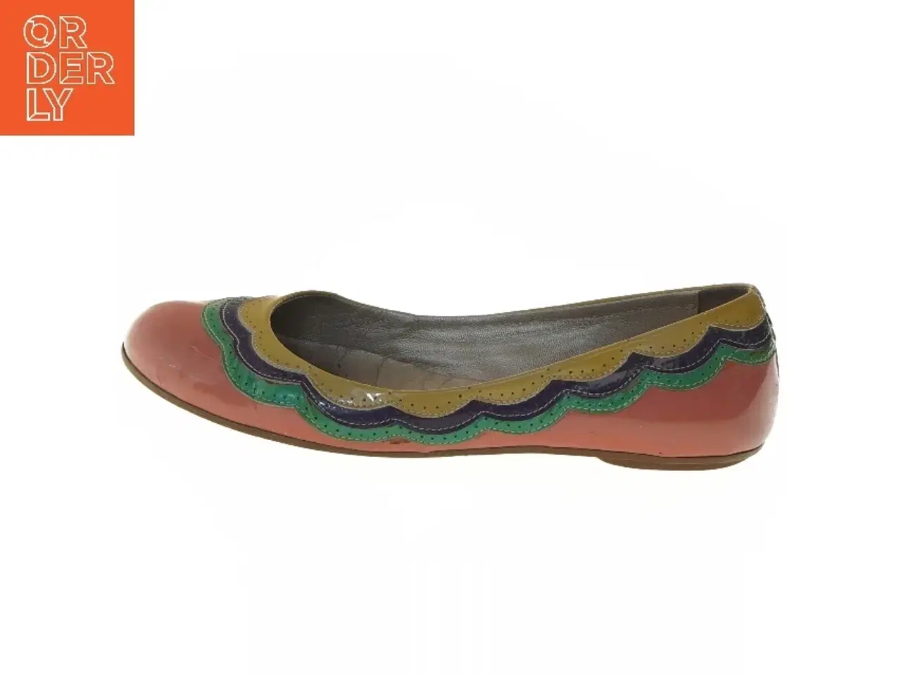 Billede 1 - Farverige ballerina sko fra Designer Remix (str. 40 )