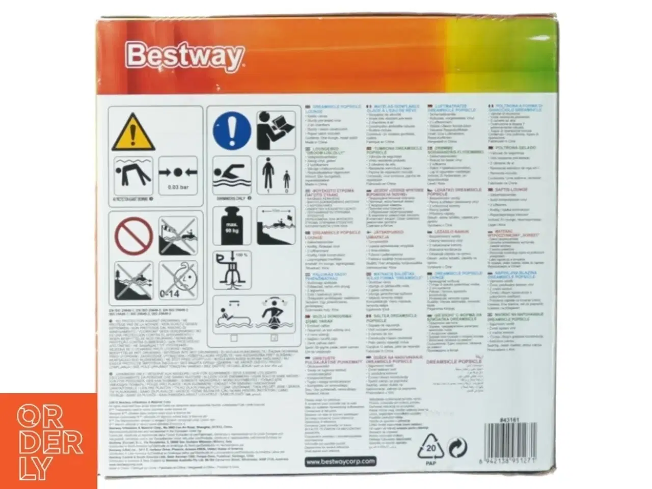 Billede 2 - Ispind Luftmadras fra Bestway (str. 185 x 89 cm)