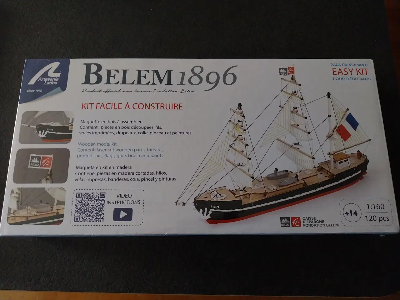 Billede 2 - Artesania Latina Skala 1/160 Belem 1896