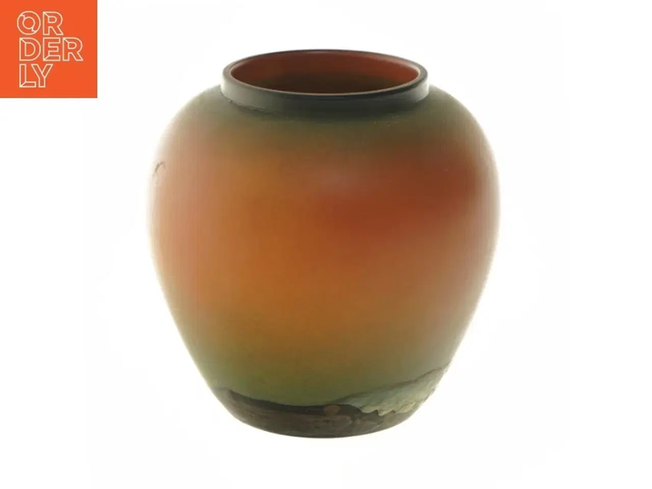 Billede 3 - P. Ipsens Enke 762 X! Vase med flyvende vildænder (str. Ø 10x15,5 cm)