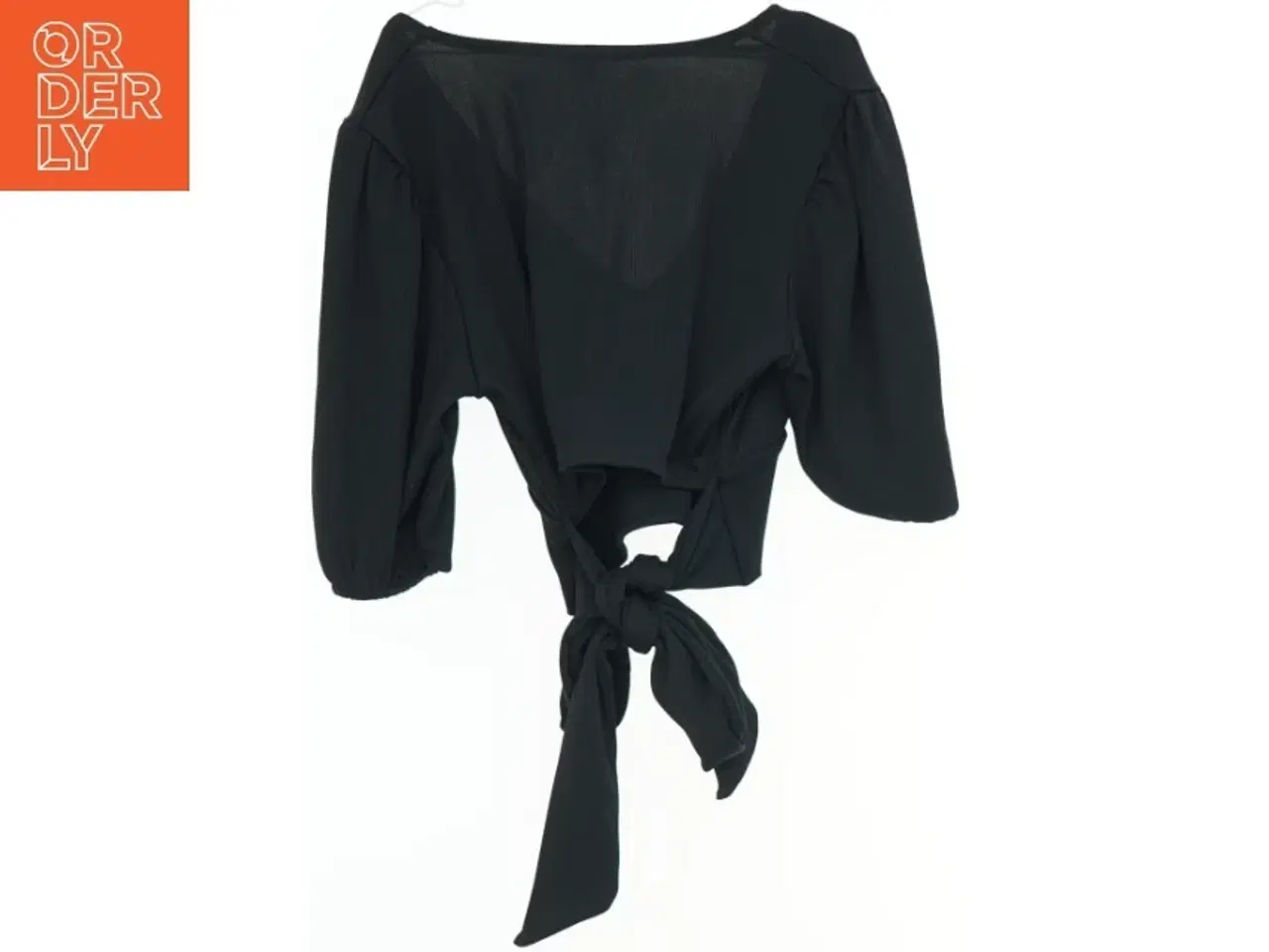 Billede 2 - Sort bluse med knude fra Project Unknown (str. XS)