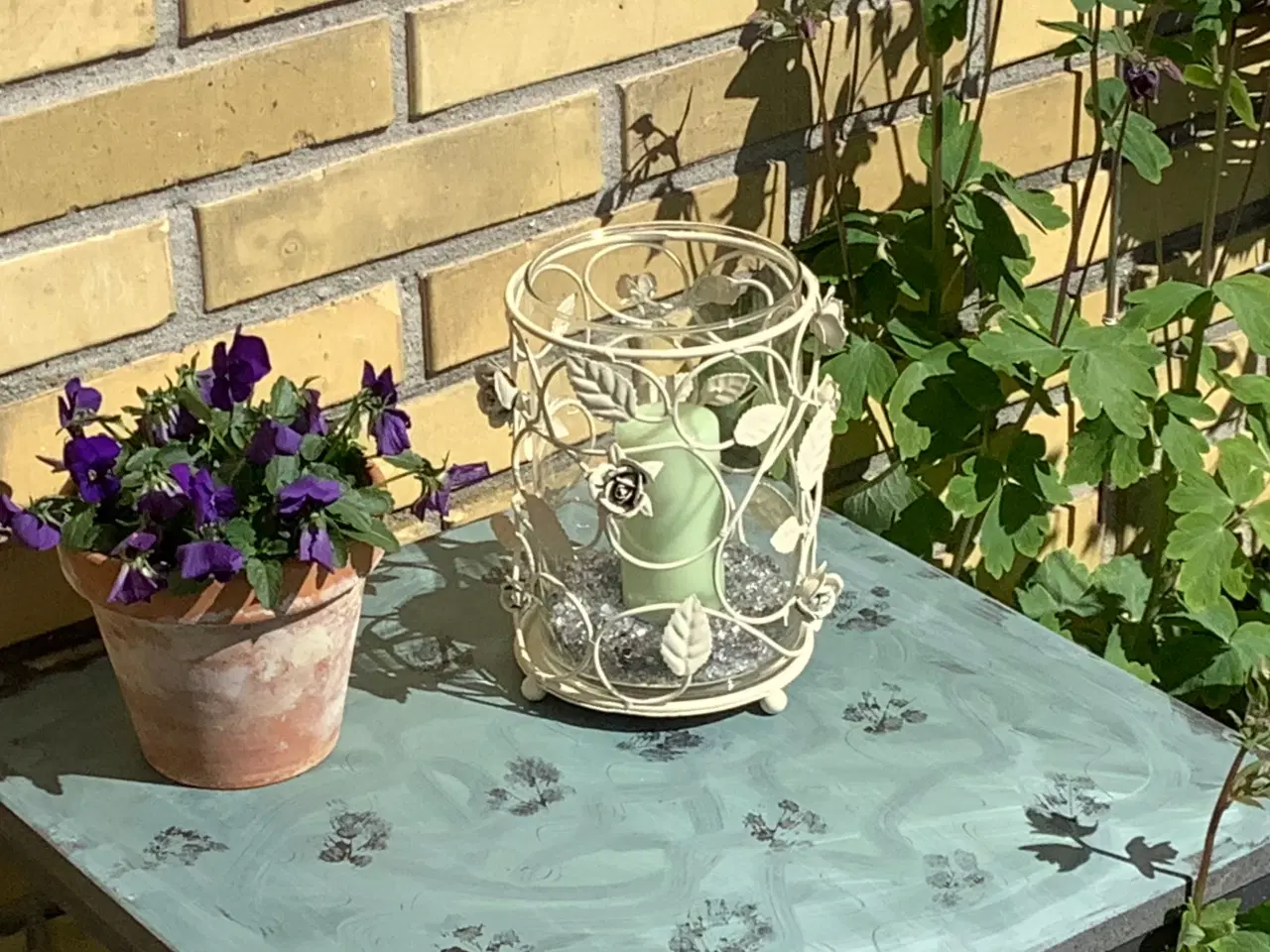 Billede 3 - Vintage hurricane med lys