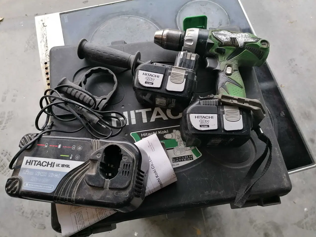 Billede 1 - HITACHI Accu Boremaskine 