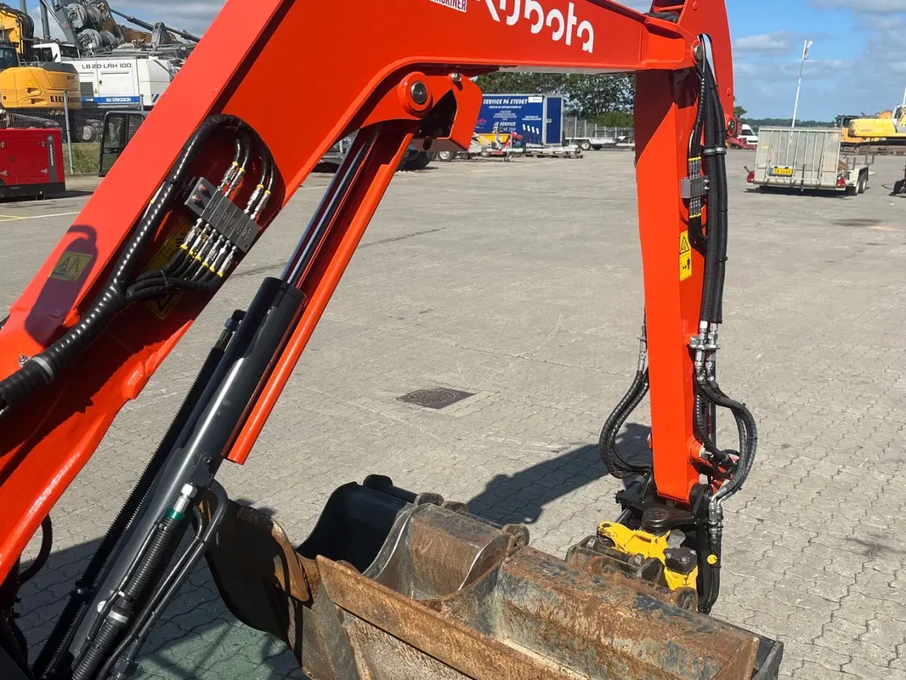 Billede 7 - Kubota kx027-4 Engcon rotortilt, Centralsmørring mm.