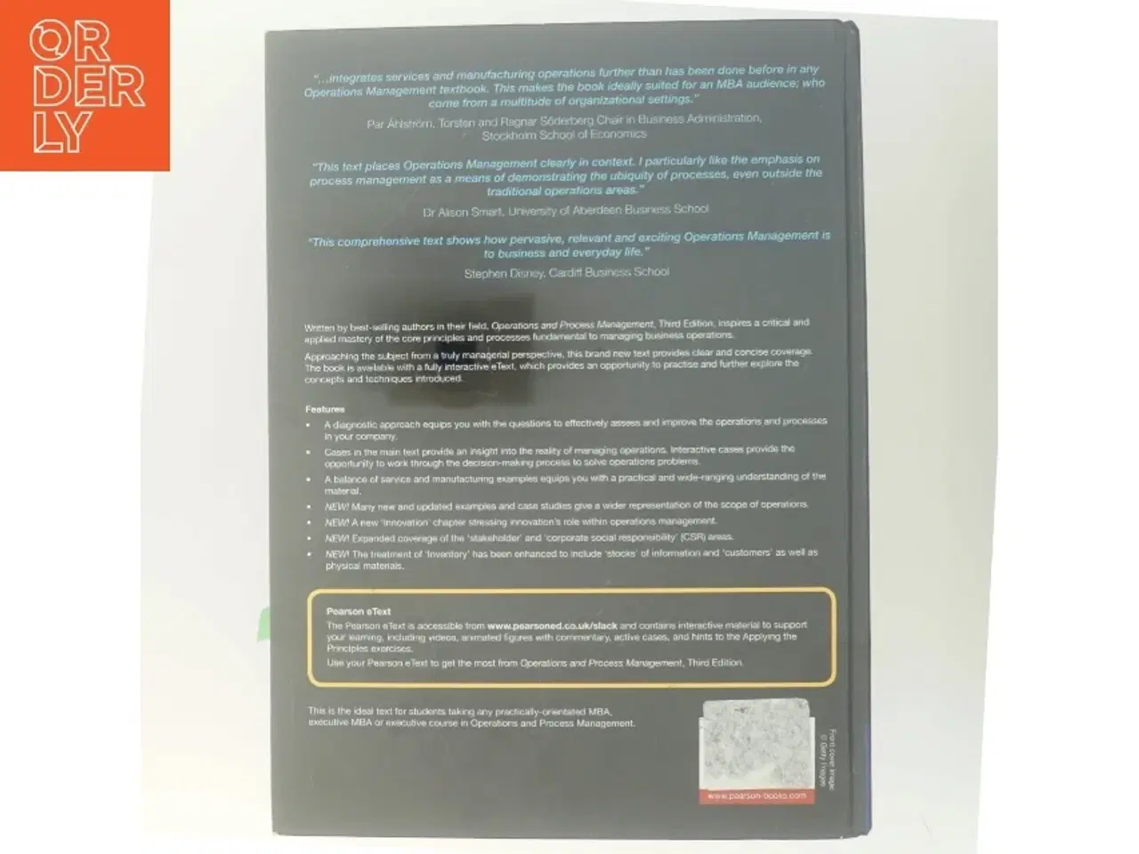 Billede 3 - Operations and Process Management af Nigel Slack (Bog) fra Pearson