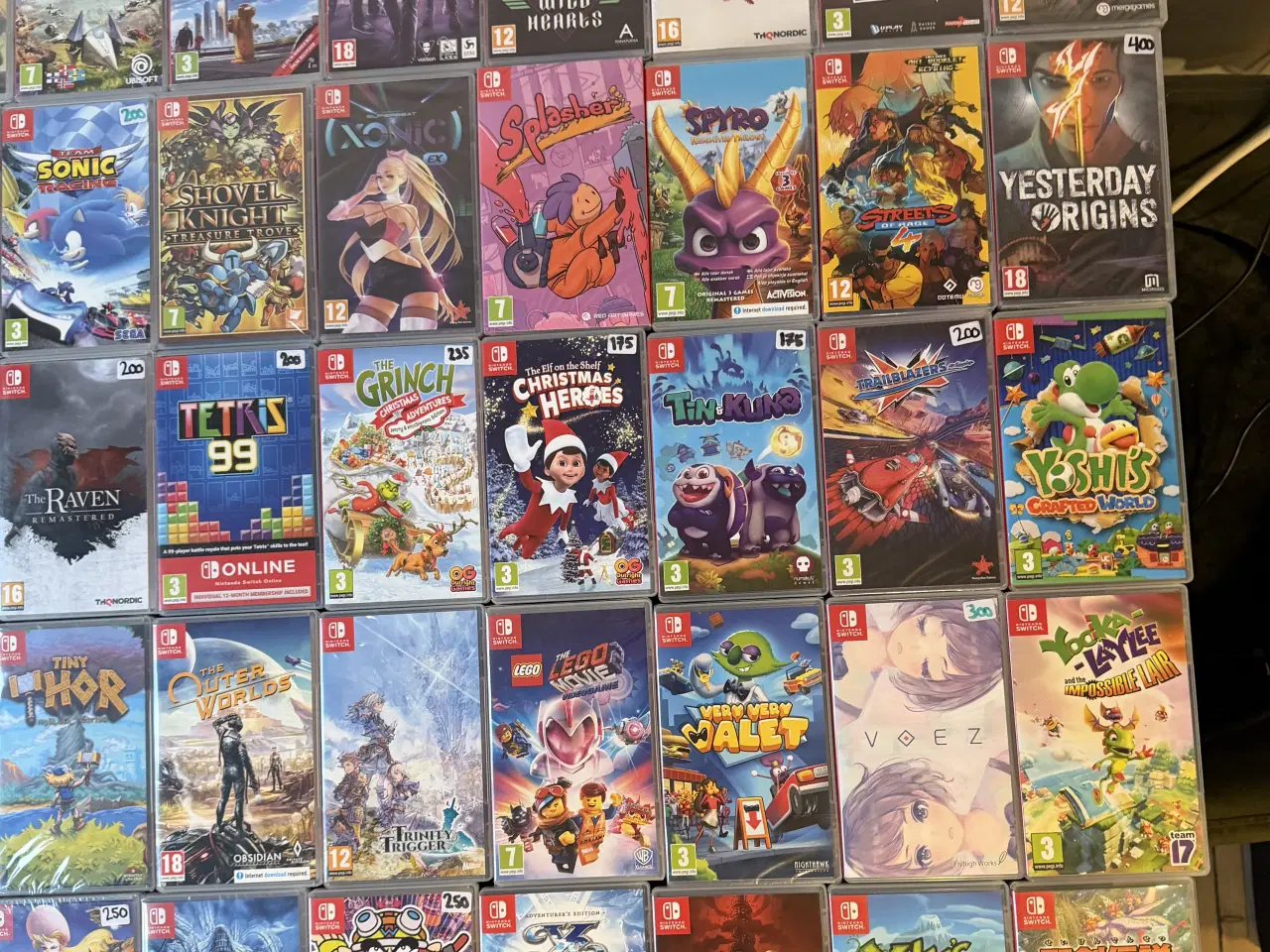 Billede 9 - Seperate Priser! 200 stk Nintendo Switch Spil