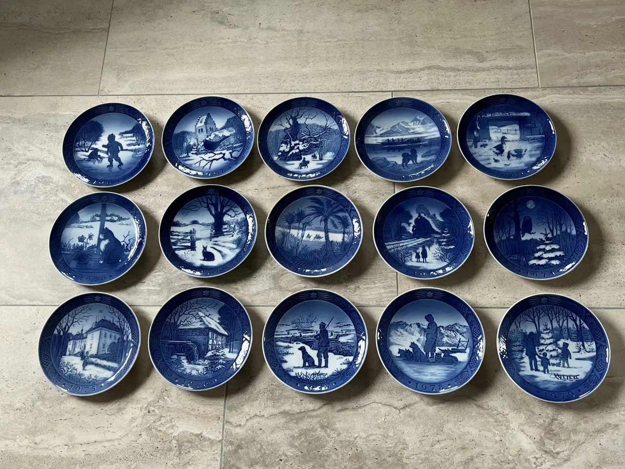 Billede 1 - Royal Copenhagen - 15 juleplatter