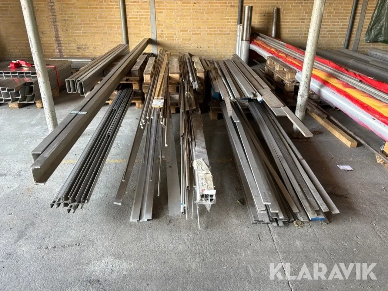 Billede 3 - Assorteret rustfri stål profiler