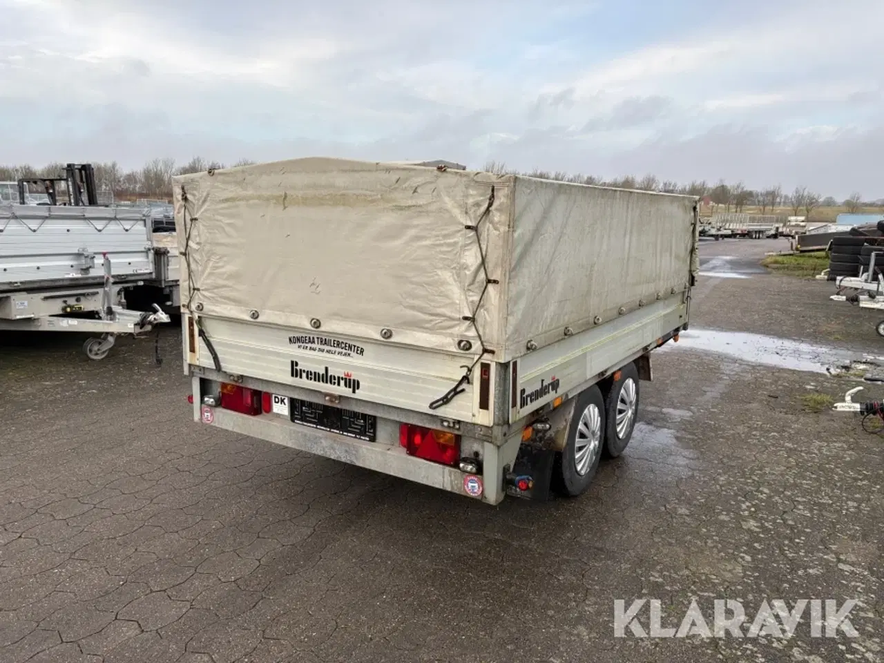 Billede 5 - Trailer Brenderup 2500 med høj presenning