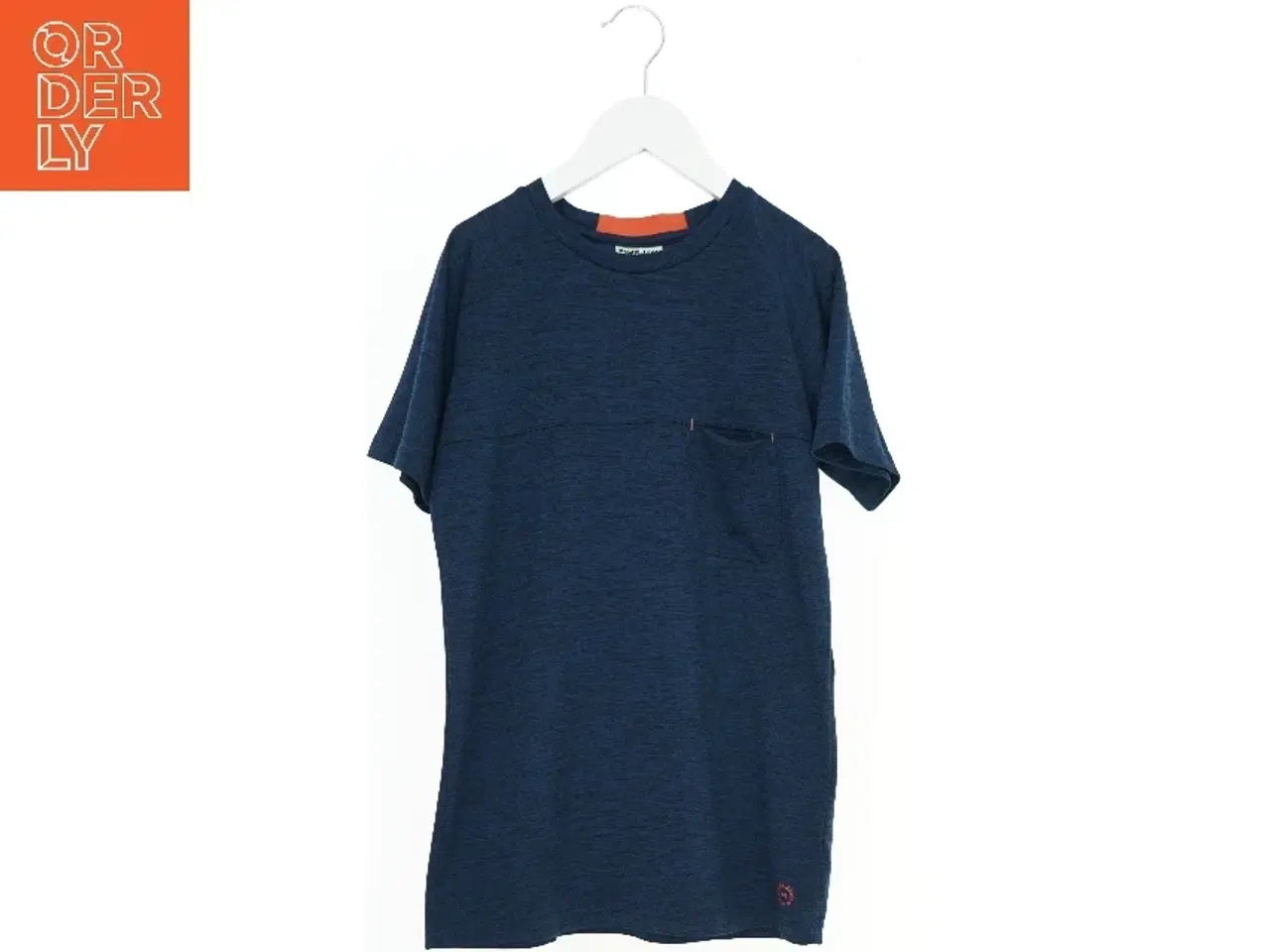 Billede 1 - Blå T-Shirt med RUN print fra Pomp de Lux (str. 152)
