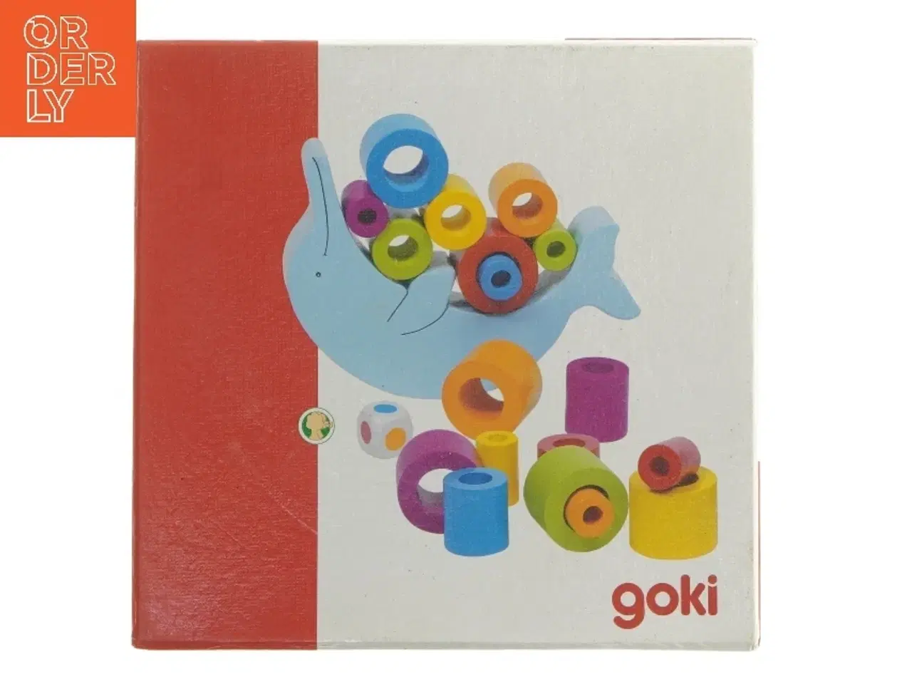 Billede 2 - Balancespil med delfin fra Goki (str. 21x21 cm)
