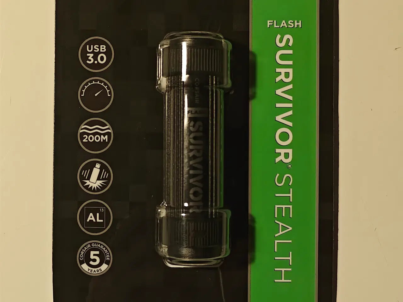 Billede 1 - CORSAIR Flash Survivor Stealth 128GB USB 3.0