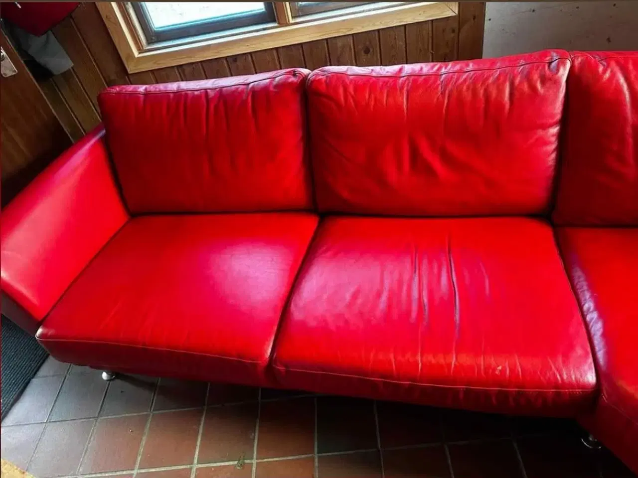 Billede 2 - Læder sofa