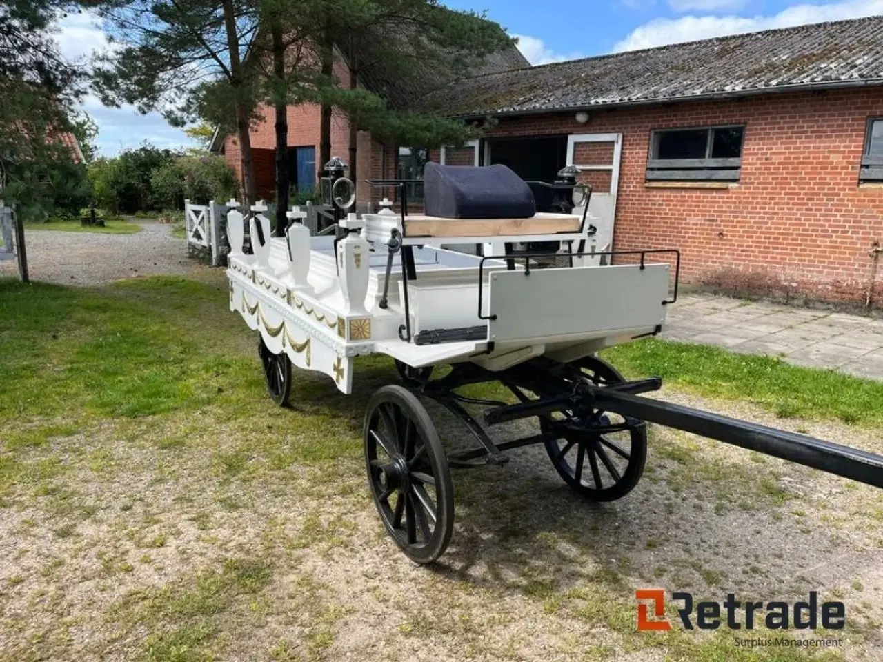 Billede 3 - - - - Oldtimer Heste Rustvogn