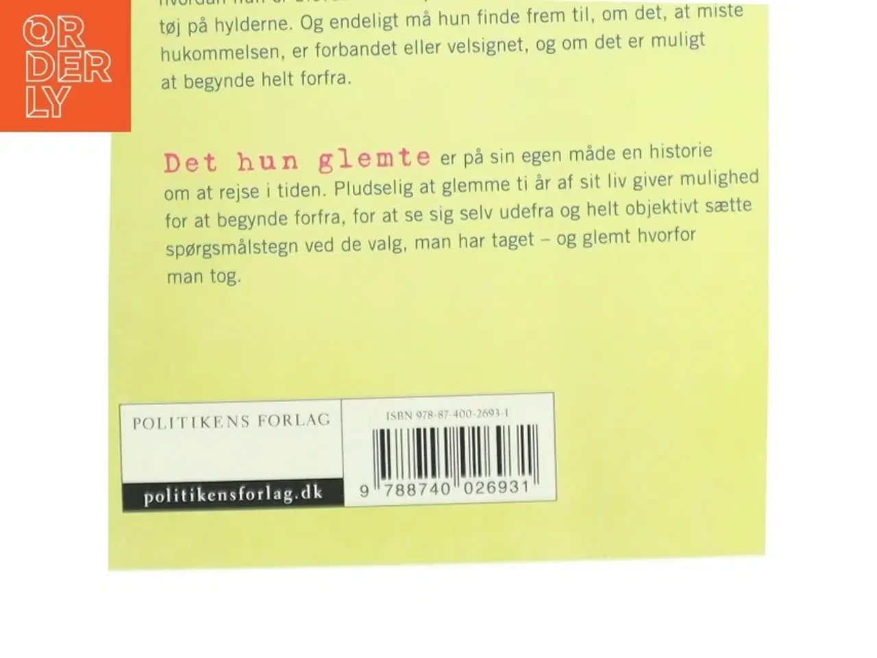 Billede 2 - Det hun glemte af Liane Moriarty fra Politikens Forlag