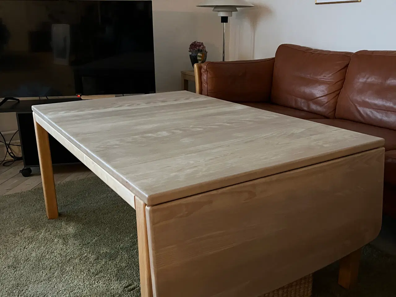 Billede 1 - Haslev sofabord med plade