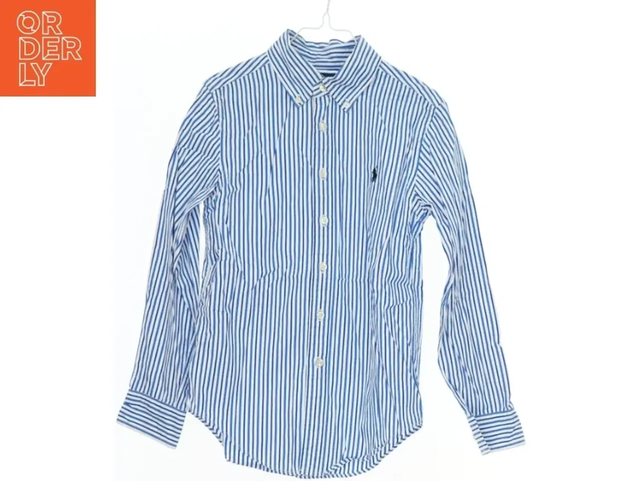 Billede 1 - Stribet langærmet skjorte fra Ralph Lauren (str. 140)