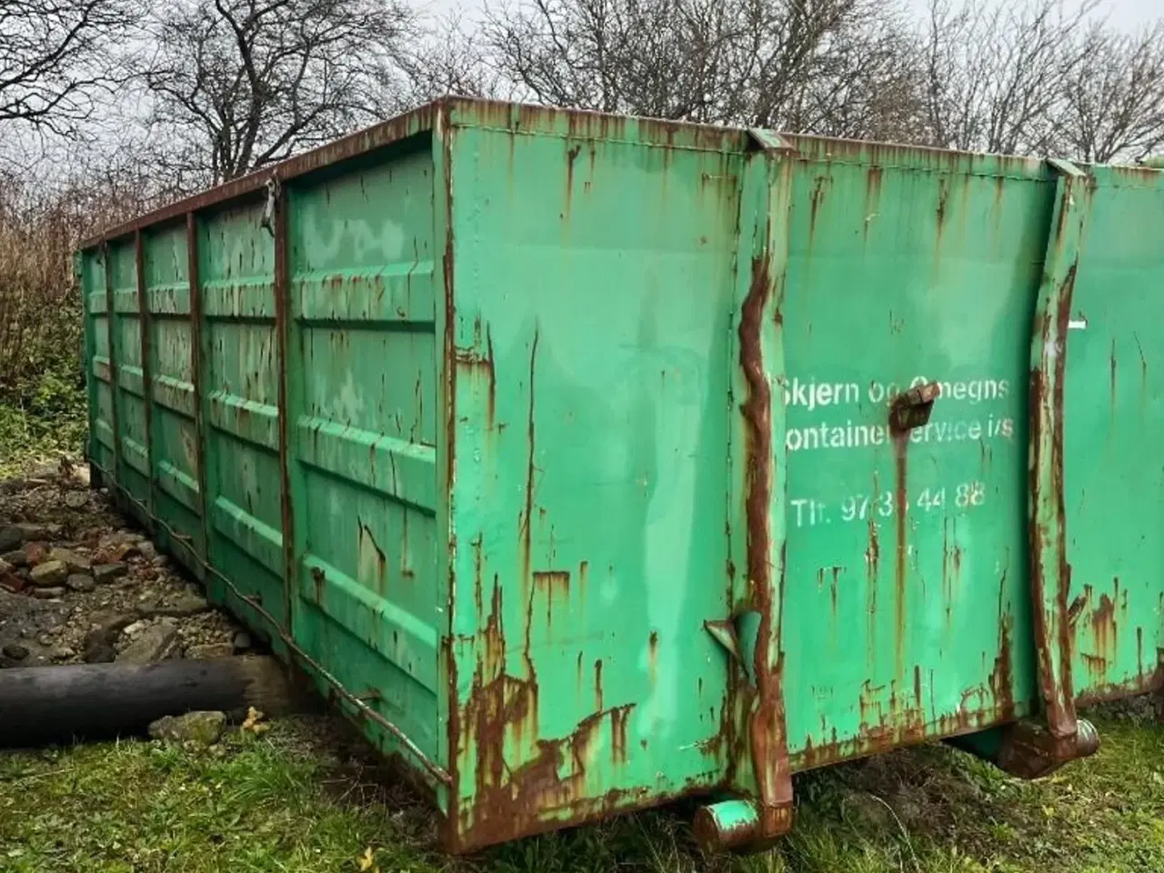Billede 3 - Container Wirehejs 1,5 X 6,1 Meter Dobbelt låge bag