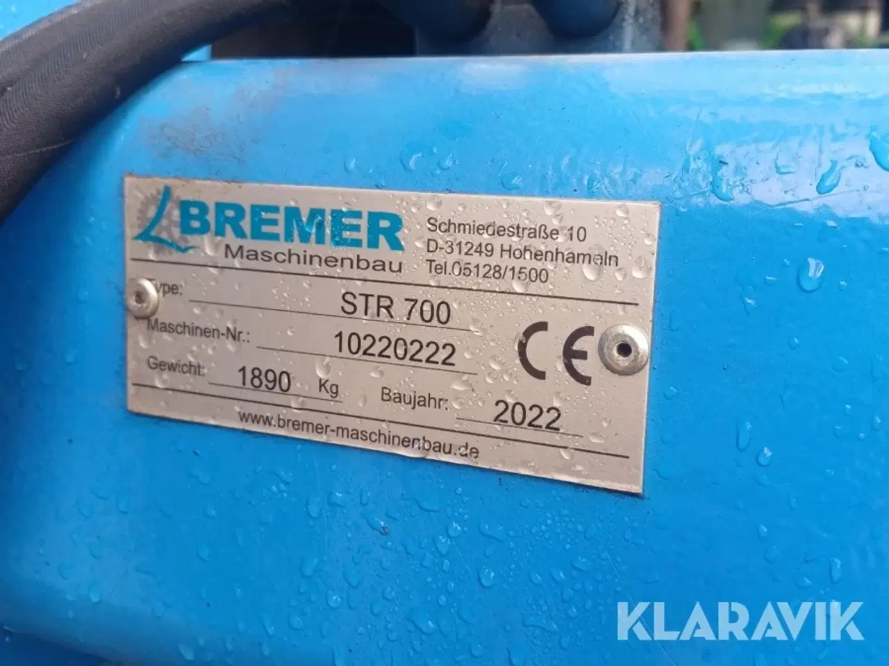 Billede 4 - Halmstrigle Bremer STR 700