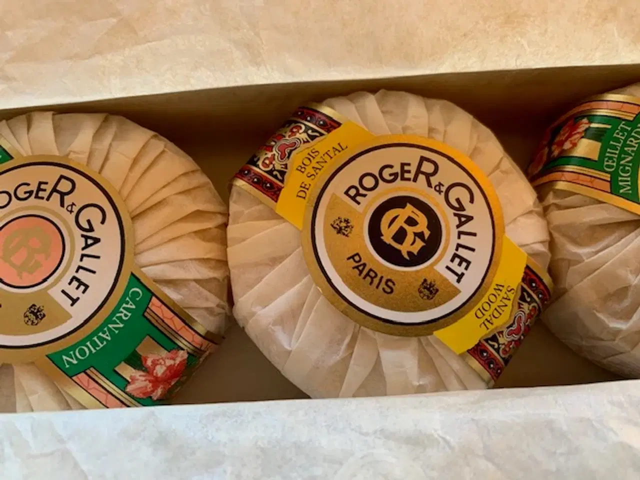 Billede 6 - Roger & Gallet PARIS - 3 x savons parfumes / sæbe